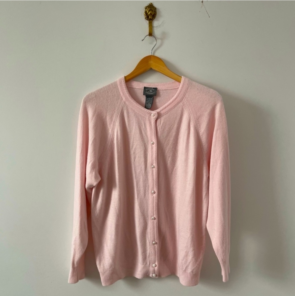 Designers Originals Pink Cardigan Sweater